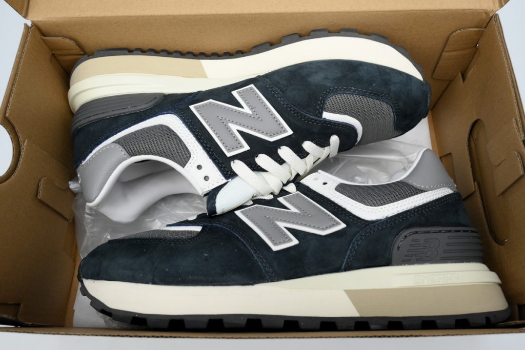 New Balance 574 Running Shoes Deep Blue Black Grey OKLU2026812