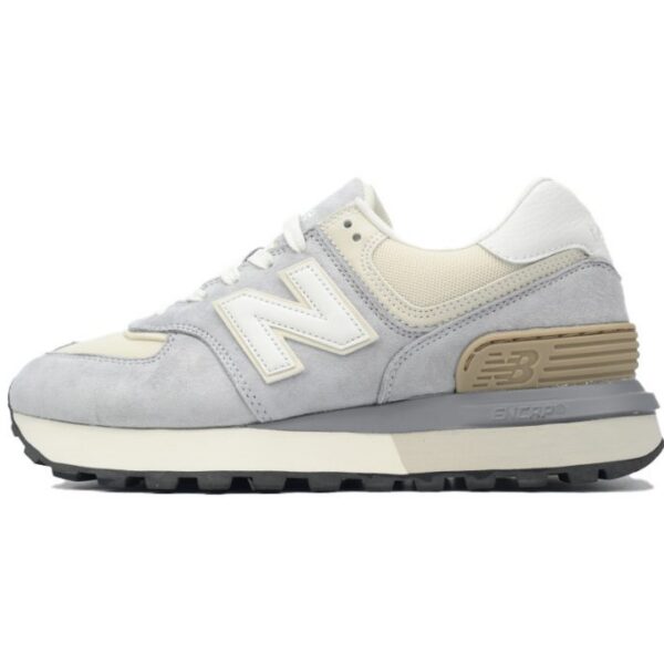 New Balance 574 running shoes gray white OKLU2026814