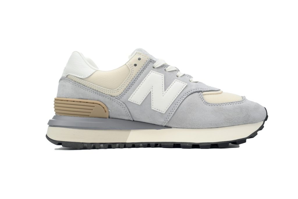 New Balance 574 running shoes gray white OKLU2026814