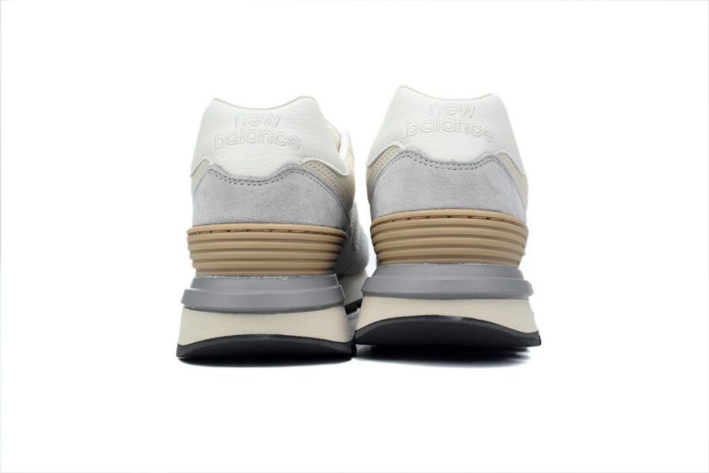 New Balance 574 running shoes gray white OKLU2026814