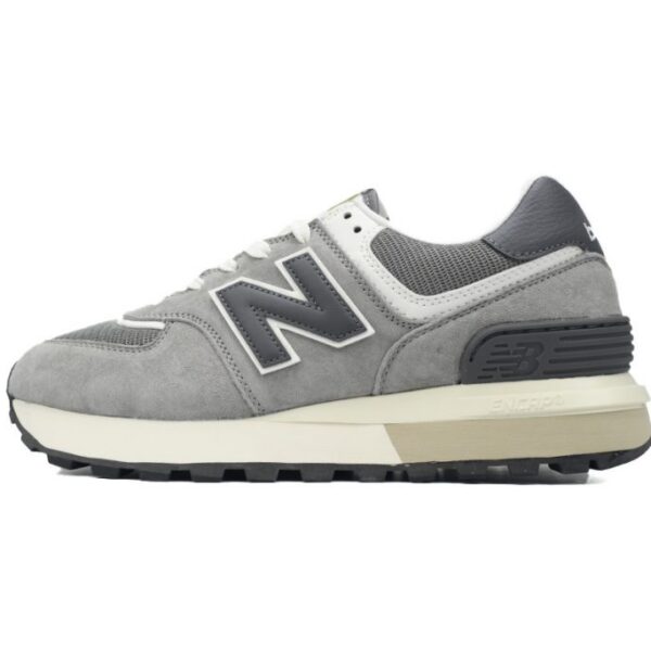 New Balance 574 Running Shoes Grey Black OKLU2026815