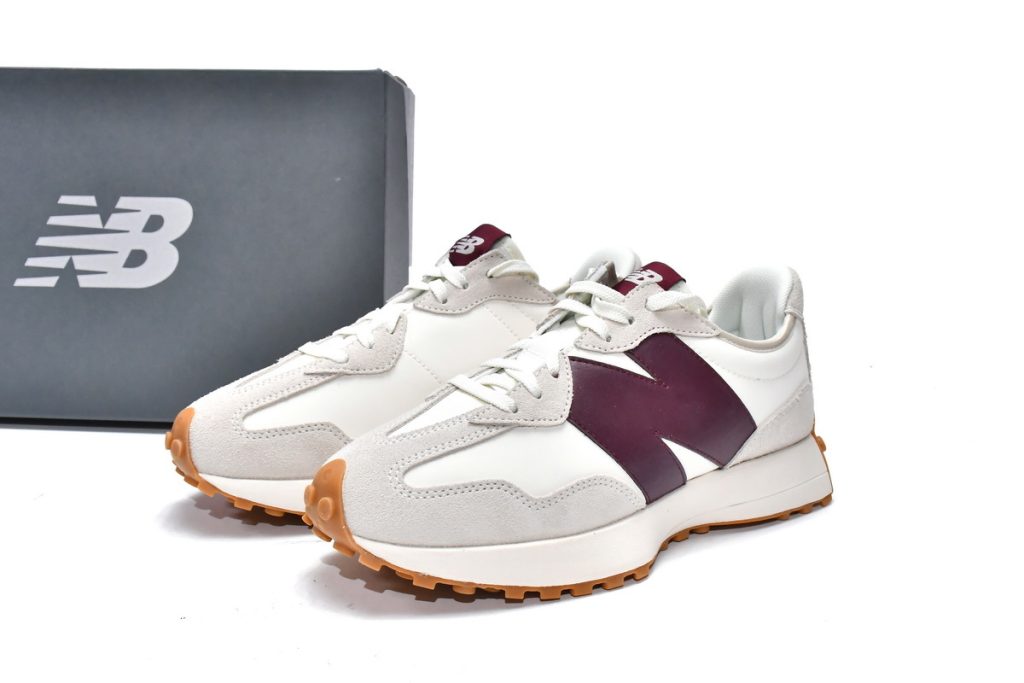 New Balance 327 White Dark Red OKLU20268900