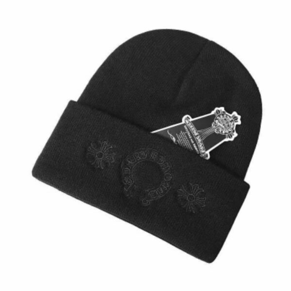Chrome Hearts × Comme des Garçons Black Beanie OKLU2026994