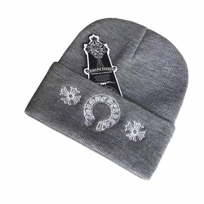Chrome Hearts Horse Shoe Beanie Gray OKLU2026995