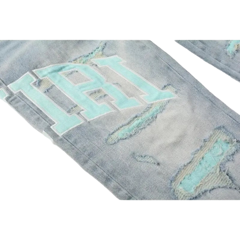 Amiri Mint Print Skinny Jeans OKZY202605