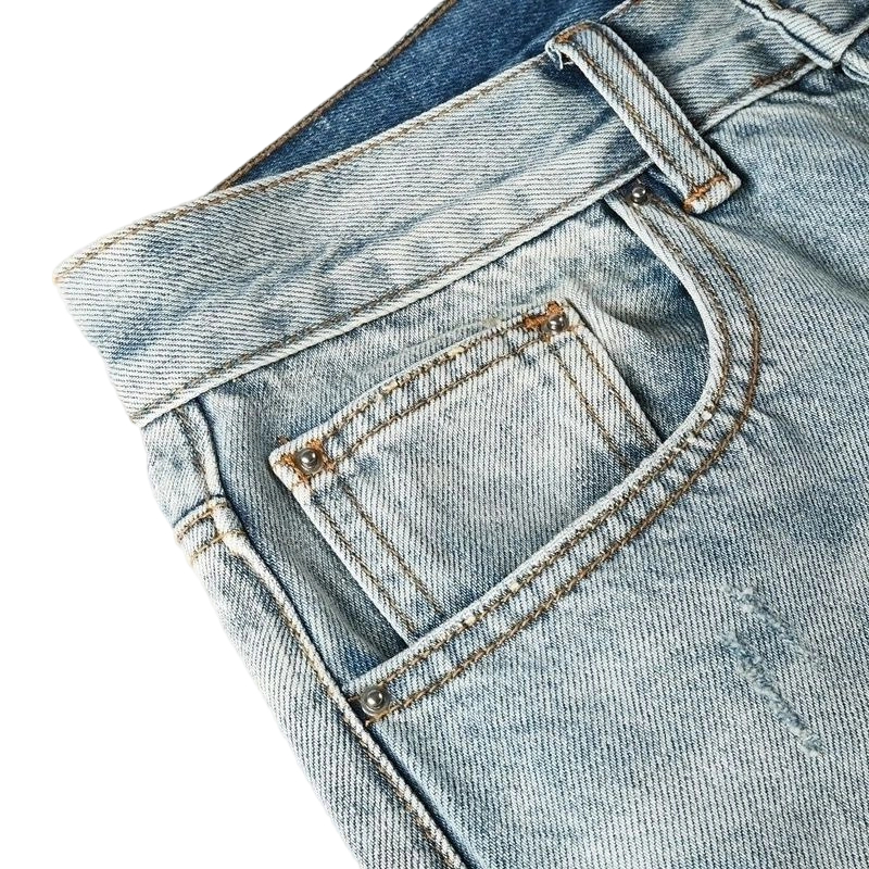 Amiri Frayed Hem Distressed Denim OKZY202608