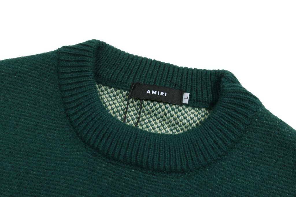 Amiri Gradient Logo Sweater Dark Green OKZY20261029