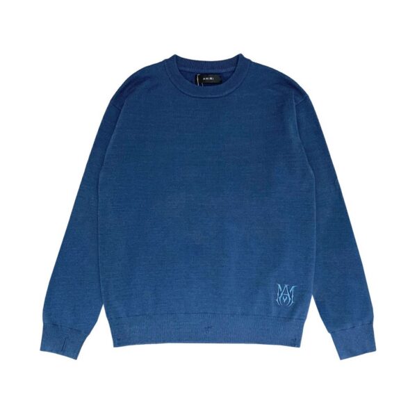 Amiri Embroidered Logo Sweater Navy OKZY20261030