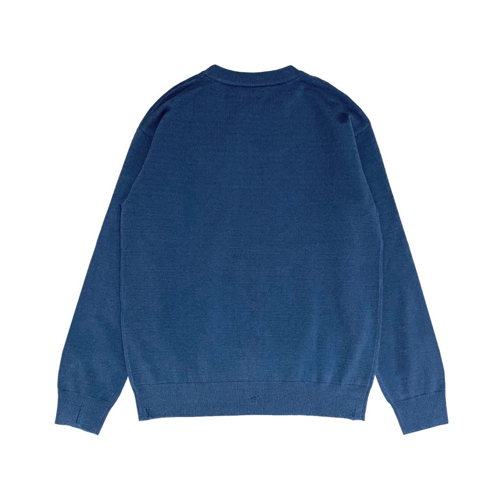 Amiri Embroidered Logo Sweater Navy OKZY20261030