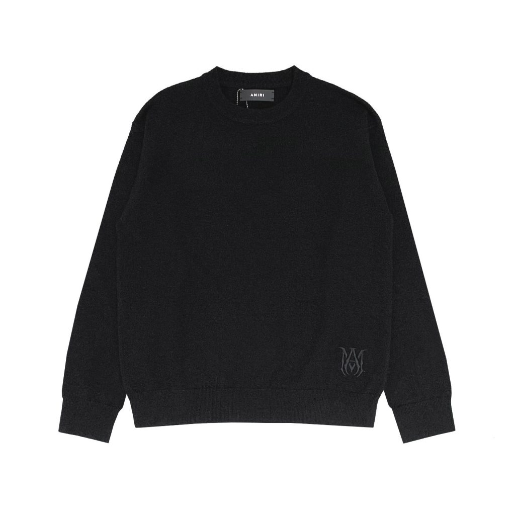 Amiri Embroidered Logo Sweater Black OKZY20261031