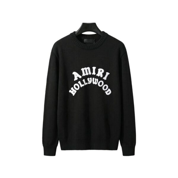 Amiri Hollywood Logo Sweater Black OKZY20261032