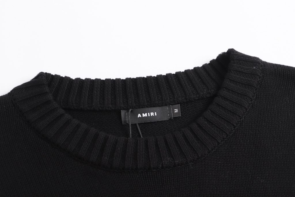Amiri Hollywood Logo Sweater Black OKZY20261032