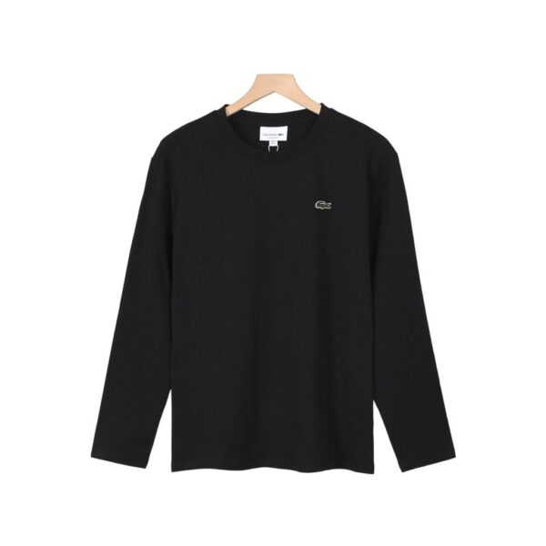 Lacoste Small Croc Logo Long Sleeve Tee Black OKZY20261055