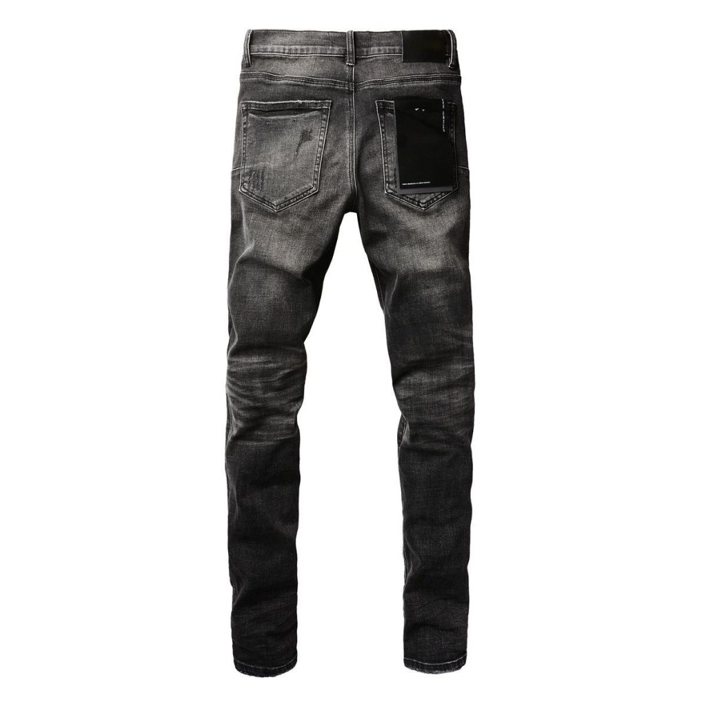 Purple Brand Black Fade Ripped Jeans OKZY2026106