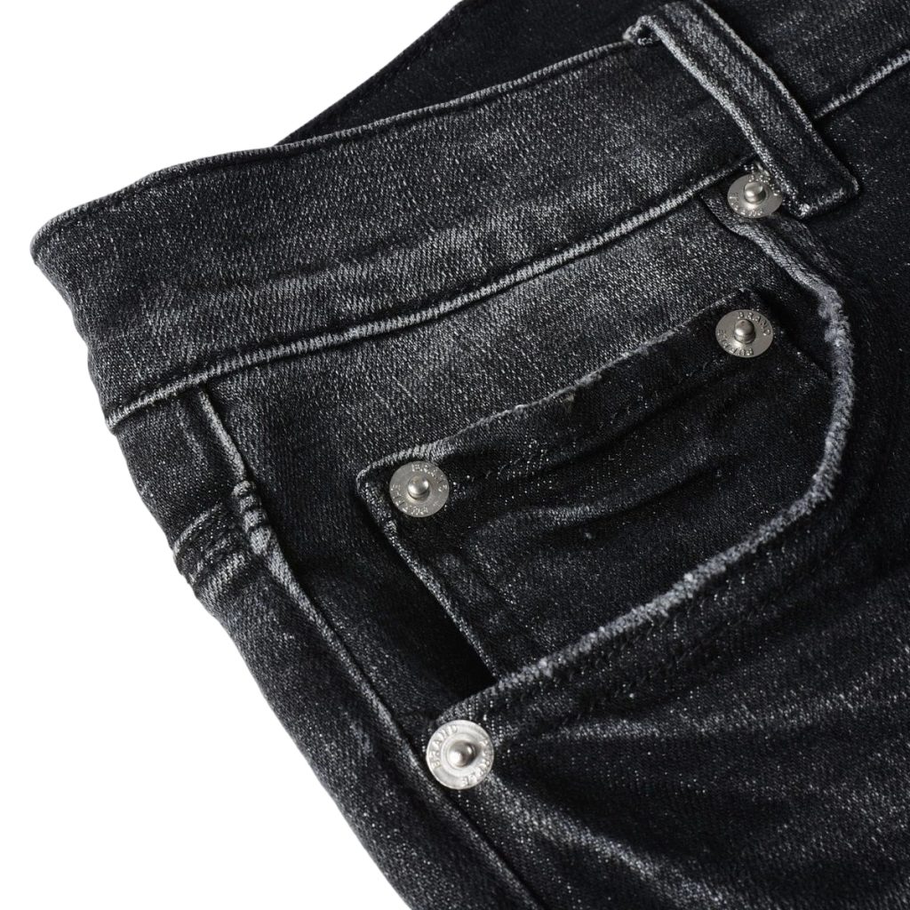 Purple Brand Black Fade Ripped Jeans OKZY2026106