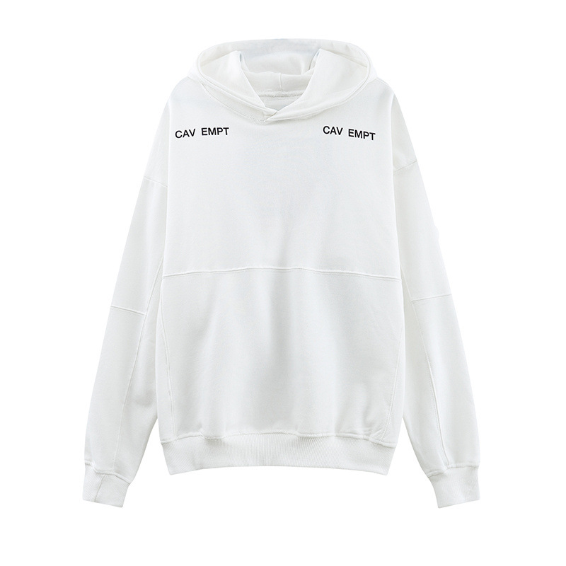 Cav Empt White Graphic Print Hoodie OKZY20261072