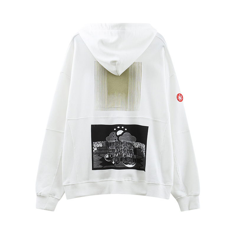 Cav Empt White Graphic Print Hoodie OKZY20261072