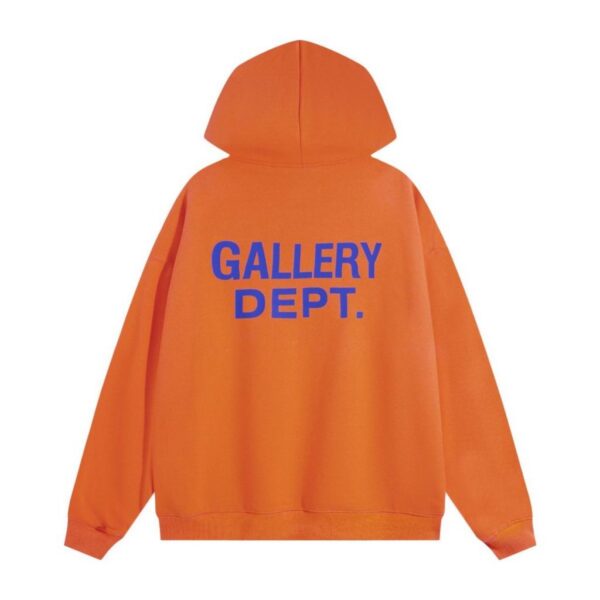 Gallery Dept Back Logo Hoodie Orange OKZY20261096