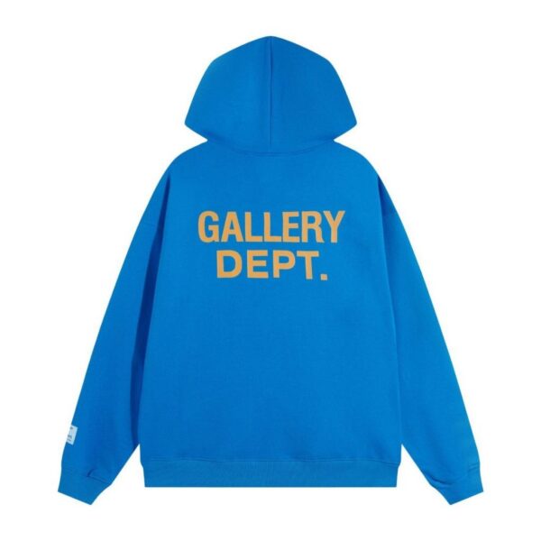 Gallery Dept Back Logo Hoodie Bright Blue OKZY20261098