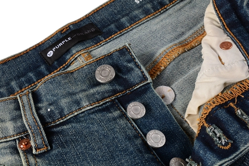 Purple Brand Paint Splatter Denim Pants OKZY2026109