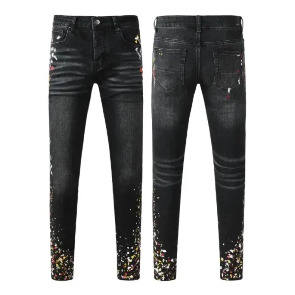 Amiri Art Splatter Skinny Jeans OKZY202610