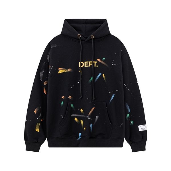 Gallery Dept Ink Figure Print Hoodie Black OKZY20261104