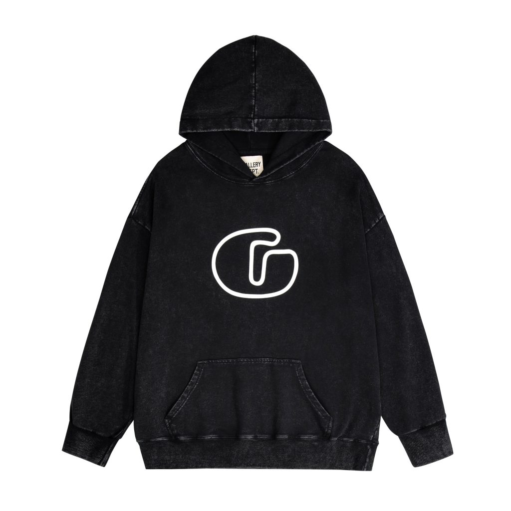 Gallery Dept Washed G Logo Hoodie Black OKZY20261105