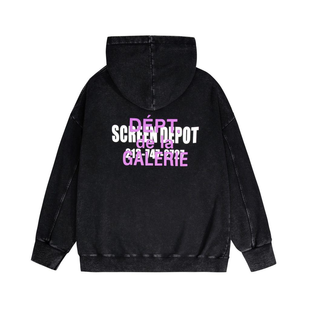 Gallery Dept Washed G Logo Hoodie Black OKZY20261105