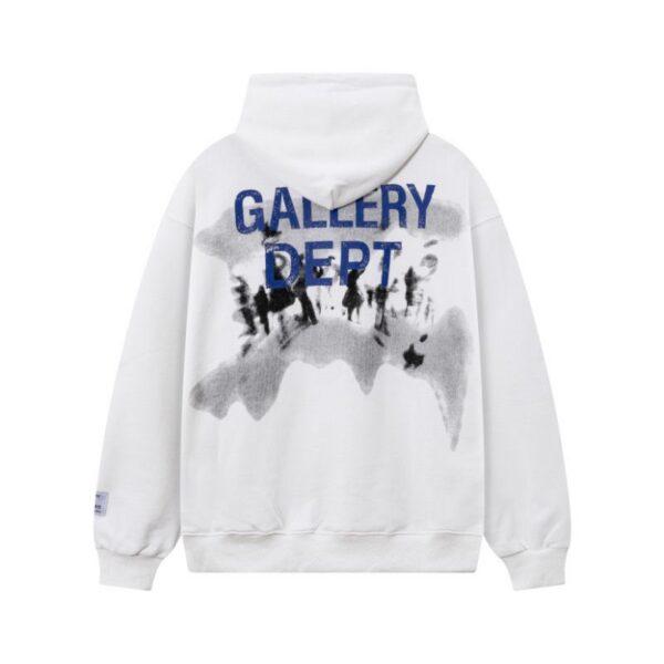 Gallery Dept Ink Figure Print Hoodie White OKZY20261106
