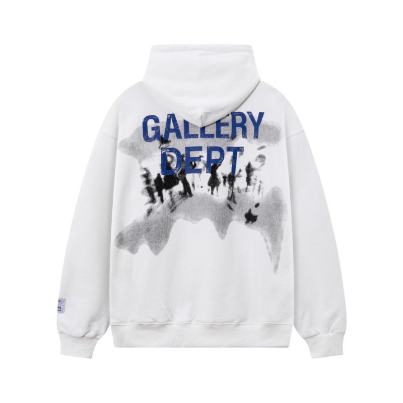 Gallery Dept Ink Figure Print Hoodie White OKZY20261106