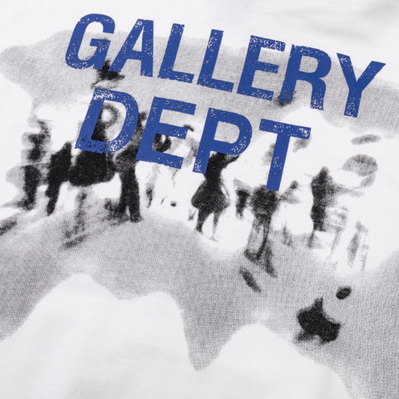Gallery Dept Ink Figure Print Hoodie White OKZY20261106