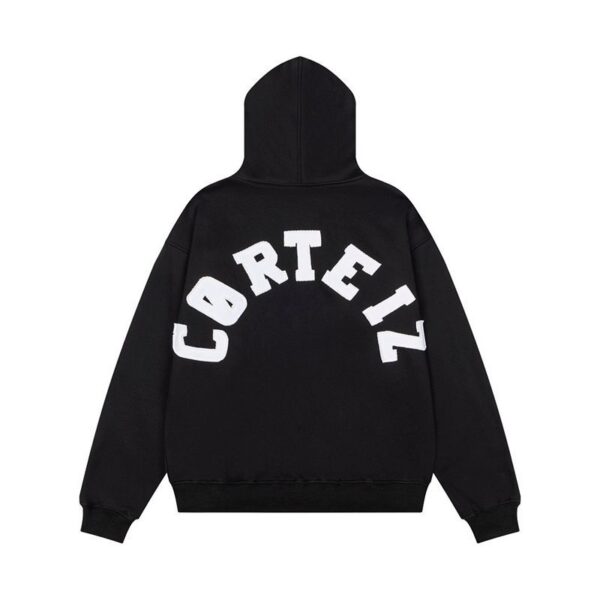 Corteiz Arch Logo Zip Hoodie Black OKZY20261120