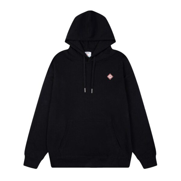 Casablanca Black Small Diamond Logo Hoodie OKZY20261136