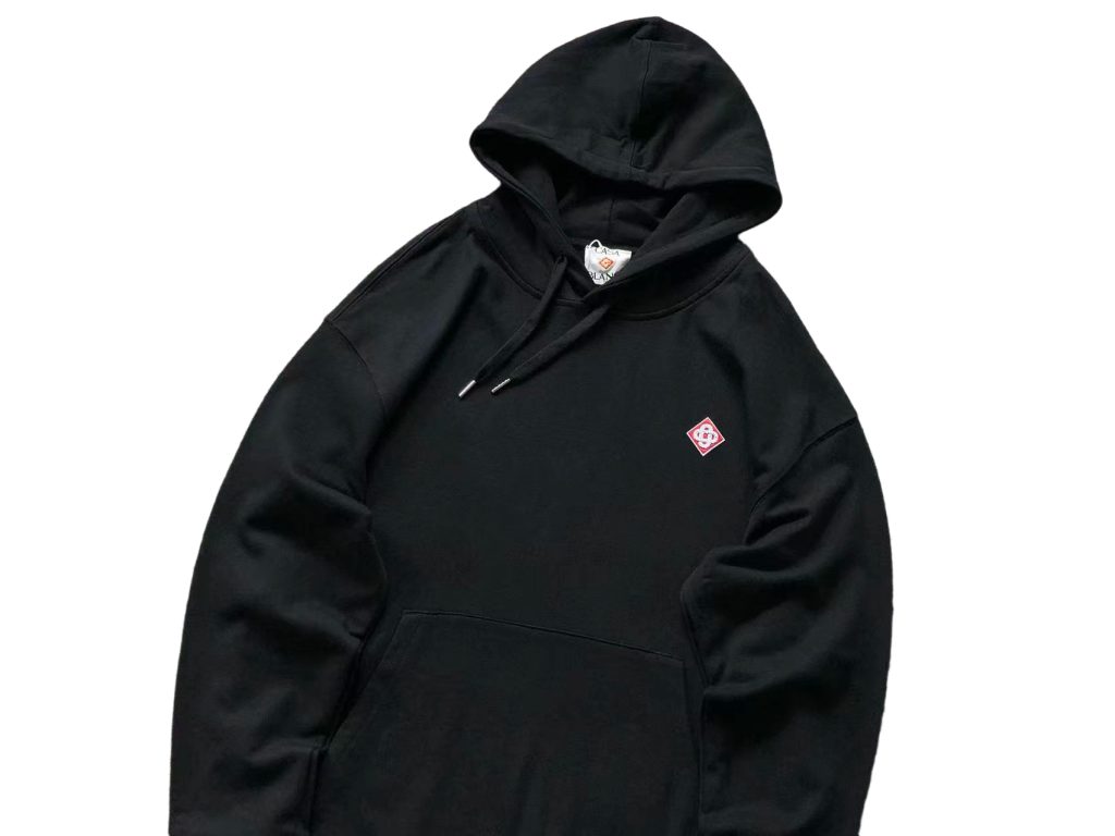 Casablanca Black Small Diamond Logo Hoodie OKZY20261136
