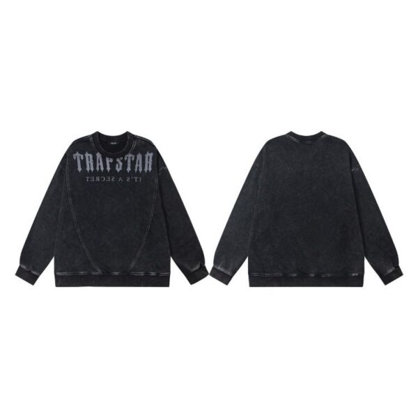 Trapstar Black Washed Sweatshirt OKZY20261163