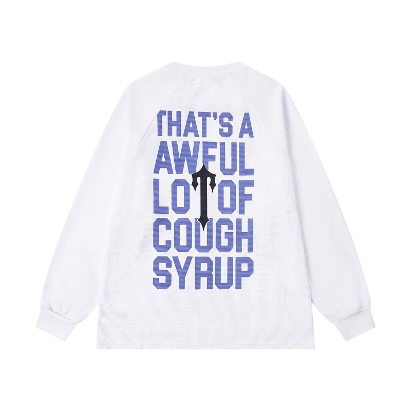 Trapstar White Franklin Portrait Long Sleeve Shirt OKZY20261167