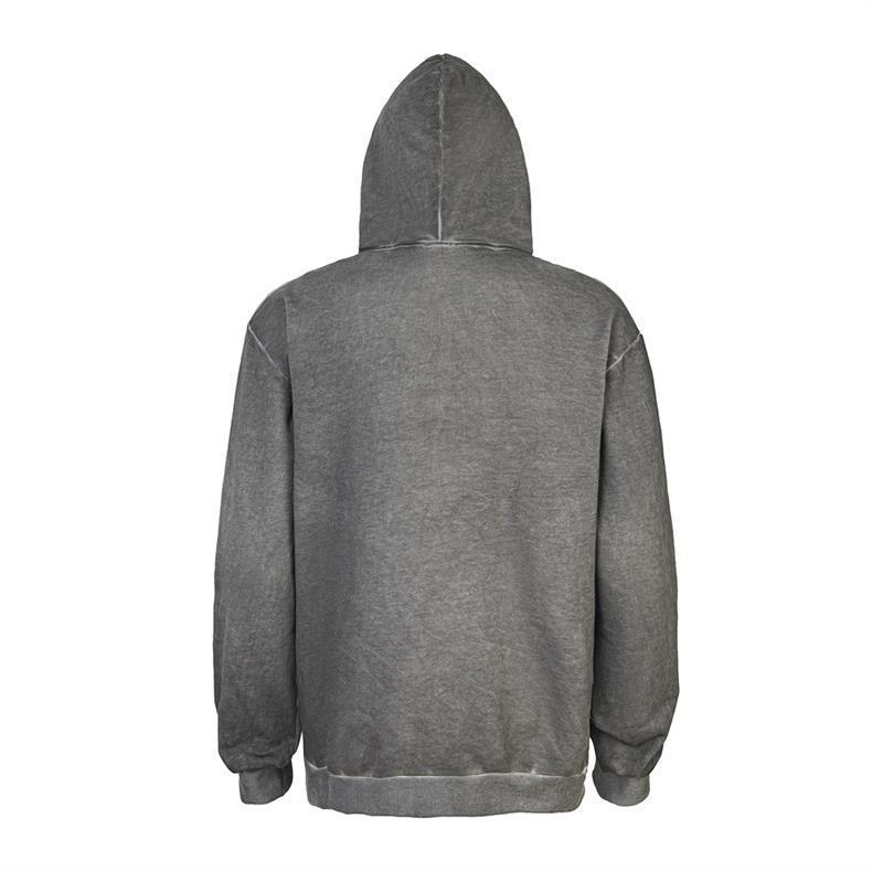 Trapstar Washed Grey Circle Logo Embroidery Hoodie OKZY20261170