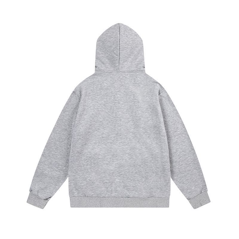 Trapstar Grey Multi Tone Letter Zip Up Hoodie OKZY20261177