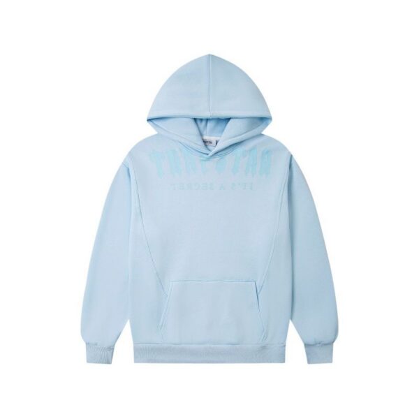 Trapstar Light Blue Tone On Tone Logo Hoodie OKZY20261183