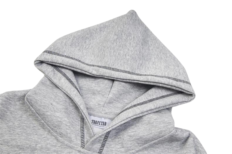 Trapstar Grey Purple Text Print Hoodie OKZY20261184