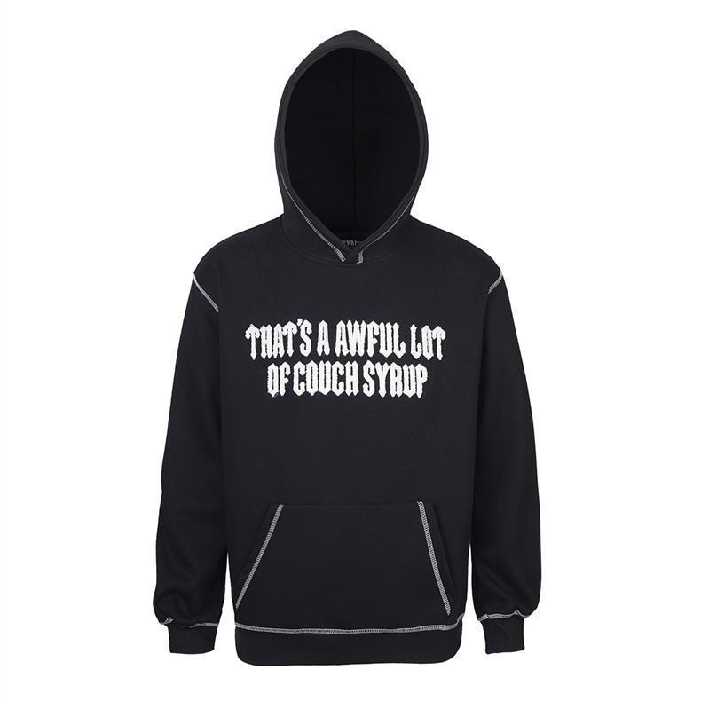 Trapstar Black White Text Print Hoodie OKZY20261185