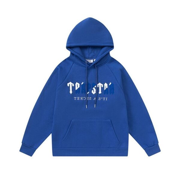 Trapstar Royal Blue Two Tone Logo Hoodie OKZY20261187