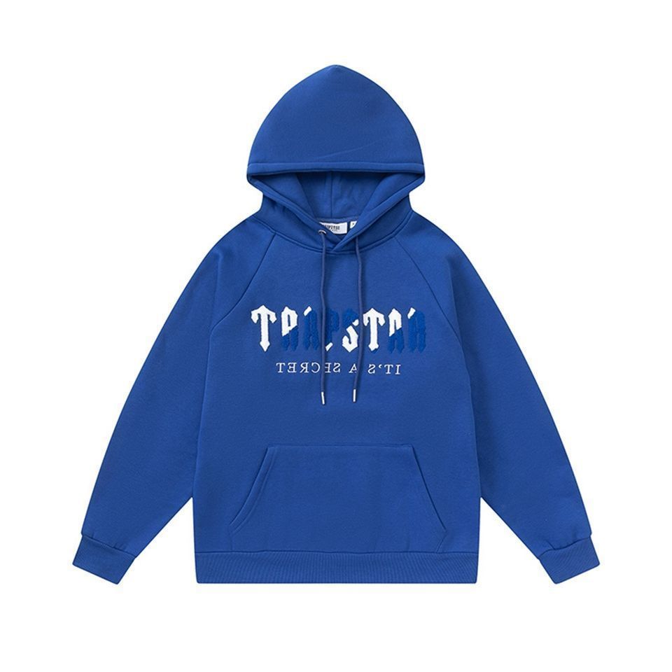 Trapstar Royal Blue Two Tone Logo Hoodie OKZY20261187