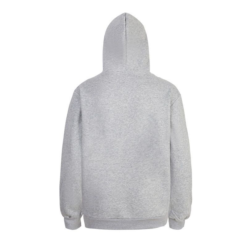 Trapstar Grey T Logo Embroidery Hoodie OKZY20261190