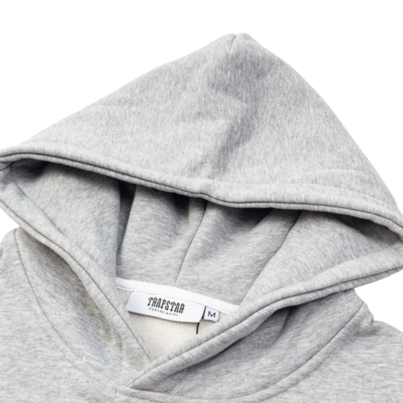 Trapstar Grey T Logo Embroidery Hoodie OKZY20261190