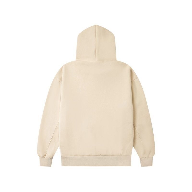 Trapstar Beige Rhinestone Gothic Letter Hoodie OKZY20261193