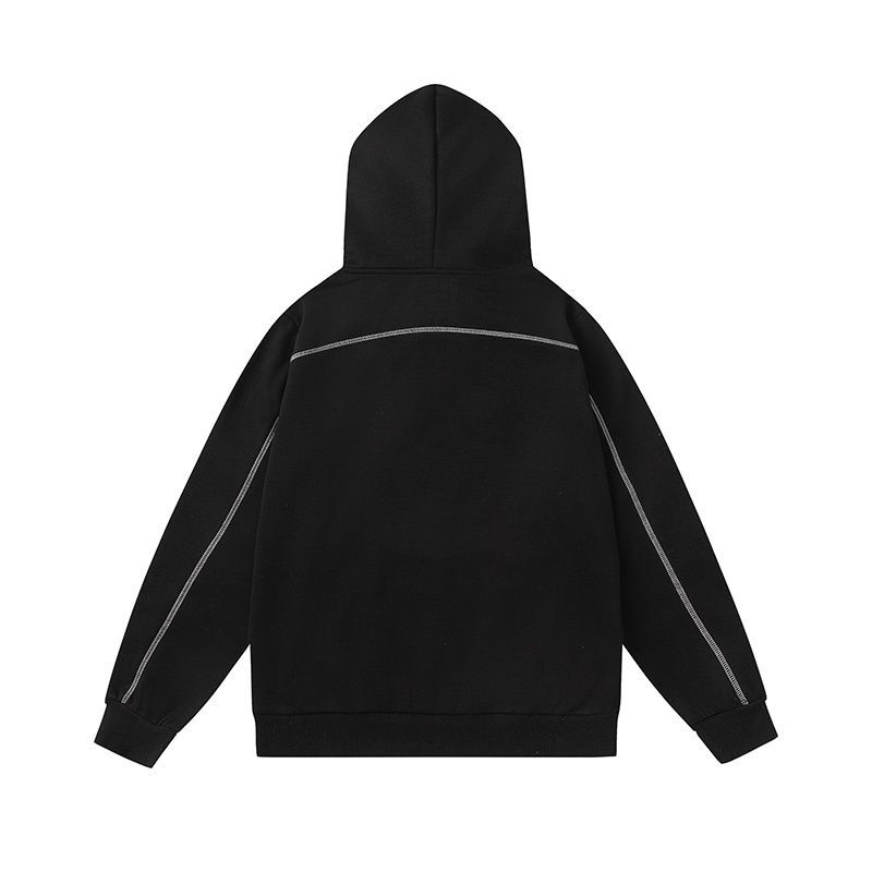 Trapstar Black Camo Letter Print Hoodie OKZY20261194