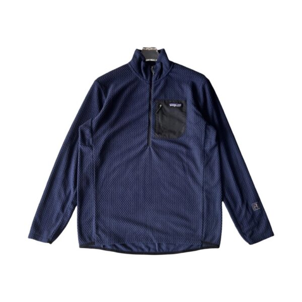 Patagonia Navy Half Zip Waffle Fleece Pullover OKZY20261202