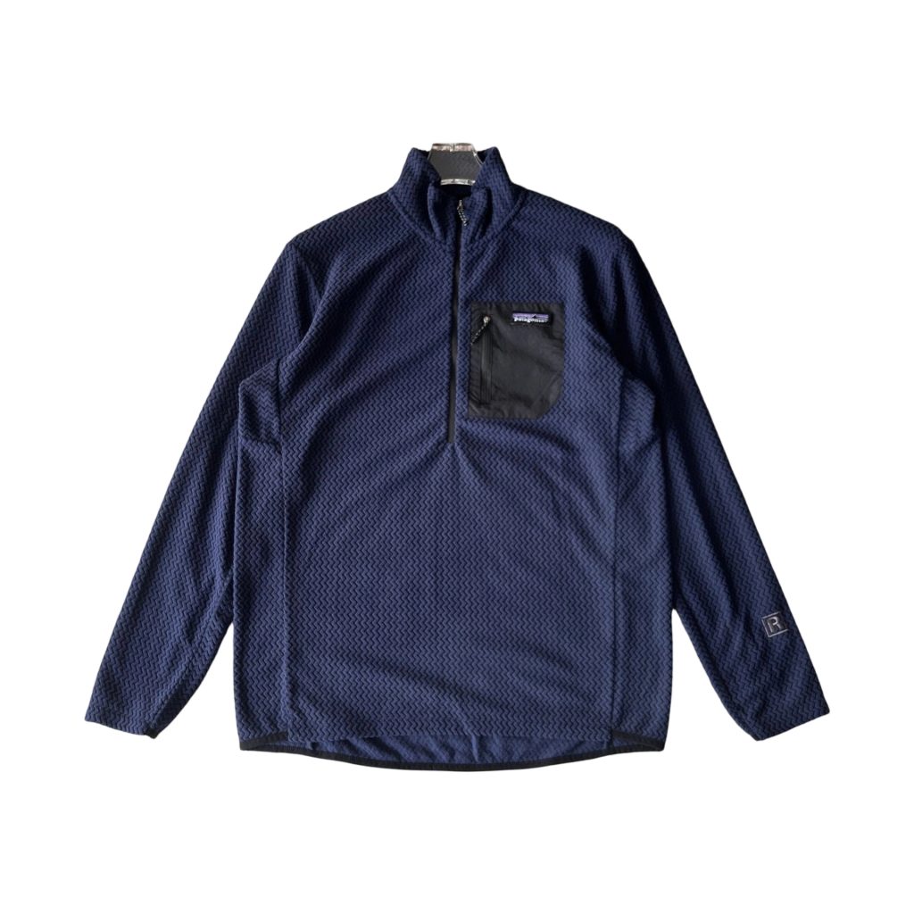 Patagonia Navy Half Zip Waffle Fleece Pullover OKZY20261202