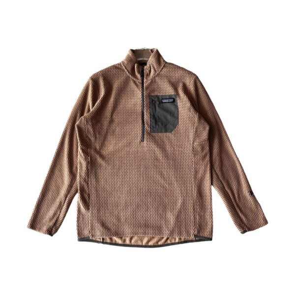 Patagonia Brown Half Zip Waffle Fleece Pullover OKZY20261204